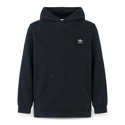 Adidas Mens Black Pullover Hoodie 2XL Regular Fit Fleece Sweatshirt