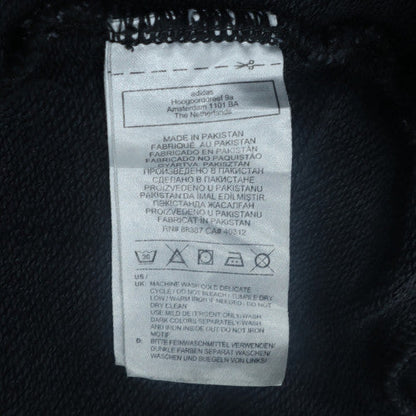 Adidas Mens Black Pullover Hoodie 2XL Regular Fit Fleece Sweatshirt