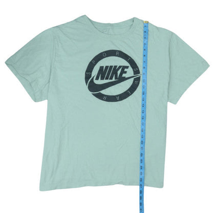 Nike Men's Green 3XL Sports Graphic Crew Neck Cotton T-Shirt