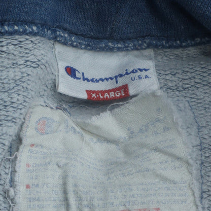 Champion Men's Blue XL Pullover Hoodie Classic Logo Sweatshirt