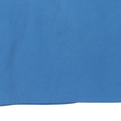 Reebok Mens Blue 1/4 Zip Sweatshirt Size M Collared Sports Top