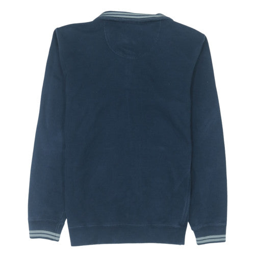 Champion Mens Blue Full Zip Sweatshirt Large Fleece Athletic