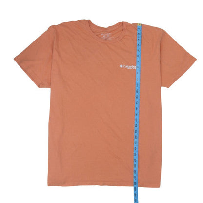 Columbia Men’s Orange Cotton PFG Graphic T-Shirt 2XL Regular Fit