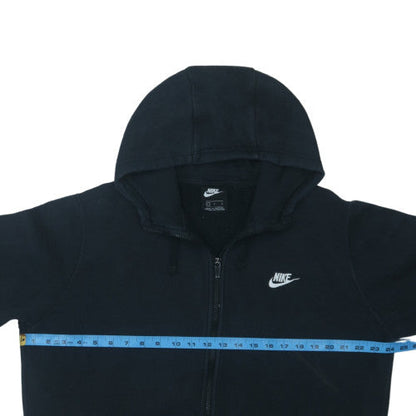 Nike Men's Black Full Zip Fleece Hoodie Size L