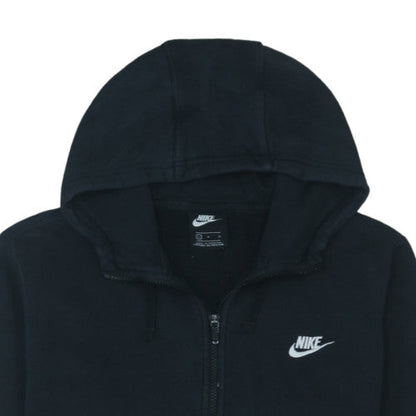 Nike Men's Black Full Zip Fleece Hoodie Size L