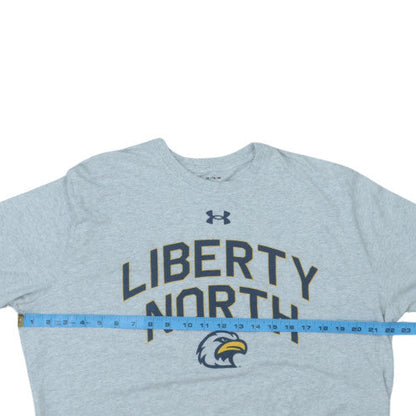 Under Armour Men’s Grey Liberty North XL Short Sleeve Sports T-Shirt