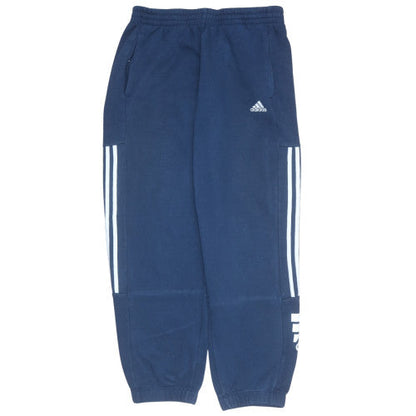 Adidas Men's Blue Jogger Sweatpants L Fleece Activewear Trousers