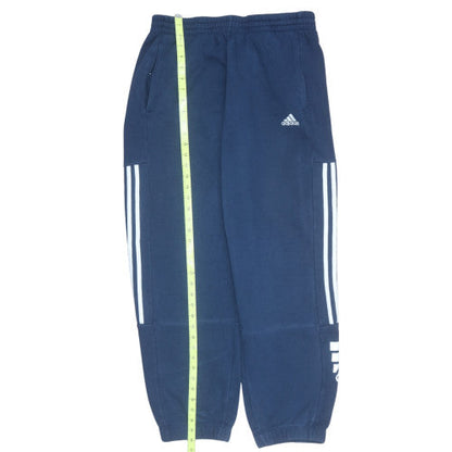 Adidas Men's Blue Jogger Sweatpants L Fleece Activewear Trousers