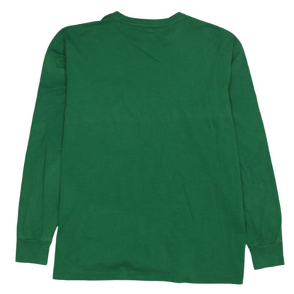 Polo Ralph Lauren Men's Green Long Sleeve Cotton T-Shirt M
