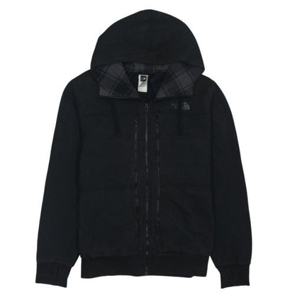 The North Face Men Black Full Zip Hoodie L Fleece Outdoor