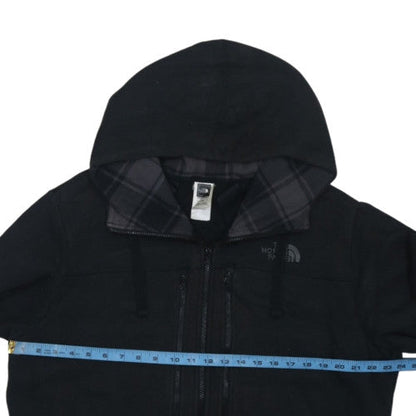 The North Face Men Black Full Zip Hoodie L Fleece Outdoor