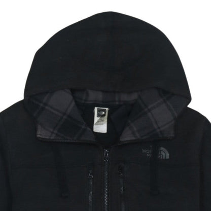 The North Face Men Black Full Zip Hoodie L Fleece Outdoor