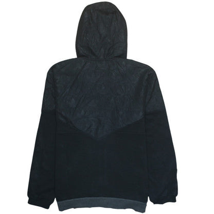 Adidas Mens Black L Hooded Full Zip Sports Jacket