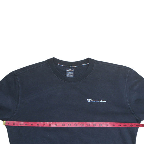 Champion Men’s Black Medium Crew Neck Pullover Sweatshirt
