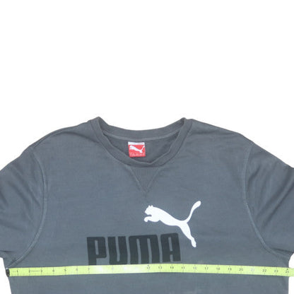 Puma Men's Grey XL Crew Neck Pullover Sweatshirt