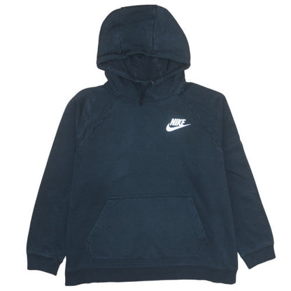 Nike Women’s Black 2XL Pullover Hoodie with Logo Front Pocket