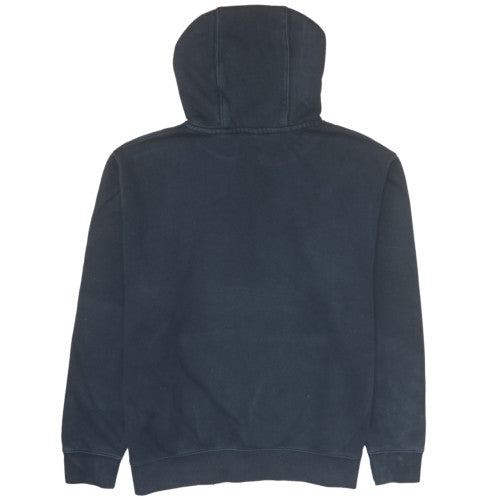 Nike Womens Black Large Pullover Hoodie Sweatshirt Logo Cotton Blend