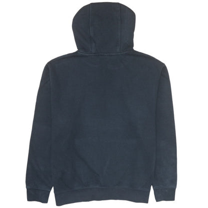 Nike Womens Black Large Pullover Hoodie Sweatshirt Logo Cotton Blend