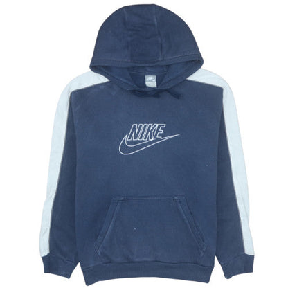 Nike Men's Blue Pullover Hoodie M Regular Fit Sports Fleece