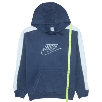 Nike Men's Blue Pullover Hoodie M Regular Fit Sports Fleece