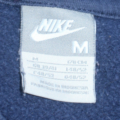 Nike Men's Blue Pullover Hoodie M Regular Fit Sports Fleece