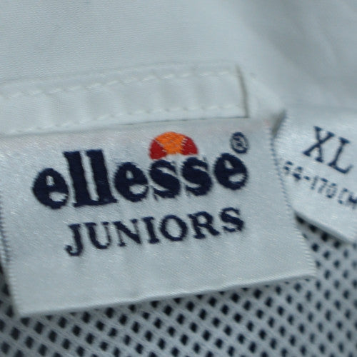 Ellesse Juniors Boys White XL Anorak Jacket 1/4 Zip Sports Top