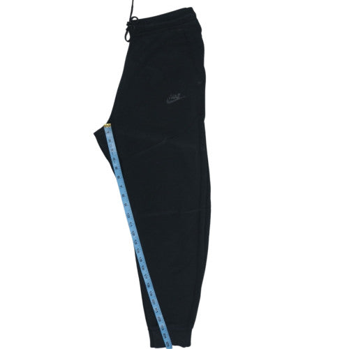 Nike Men's Black Small Fleece Jogger Sweatpants Drawstring Waist