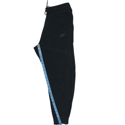 Nike Men's Black Small Fleece Jogger Sweatpants Drawstring Waist