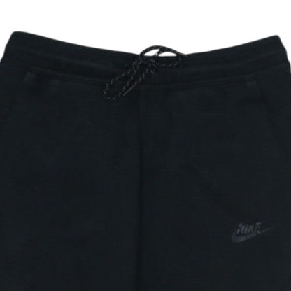 Nike Men's Black Small Fleece Jogger Sweatpants Drawstring Waist