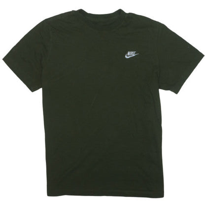 Nike Men's Green Cotton Crew Neck Short Sleeve T-Shirt M