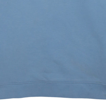 Diesel Men's Blue XL Pullover Sweatshirt Embroidered Logo Crew Neck
