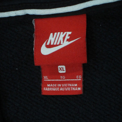 Nike Womens Black XL Pullover Hoodie with Gold Logo