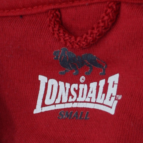 Lonsdale Men’s Blue Small Pullover Sweatshirt Crew Neck Logo