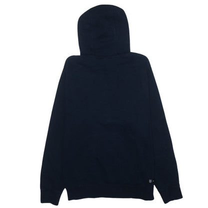 Nike Men's Blue Pullover Hoodie L Sports Graphic Fleece ENG Logo