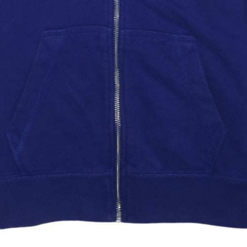 Nike Women’s Blue Full Zip Hoodie Size L 100% Cotton Casual