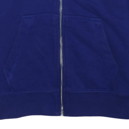 Nike Women’s Blue Full Zip Hoodie Size L 100% Cotton Casual