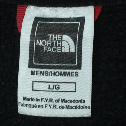 The North Face Mens Black Pullover Hoodie Size L Logo Sweatshirt
