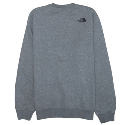 The North Face Men's Grey Crew Neck Pullover Sweatshirt Size L