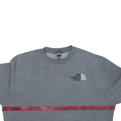 The North Face Men's Grey Crew Neck Pullover Sweatshirt Size L
