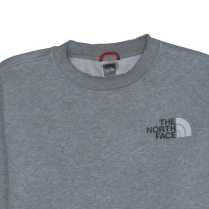 The North Face Men's Grey Crew Neck Pullover Sweatshirt Size L