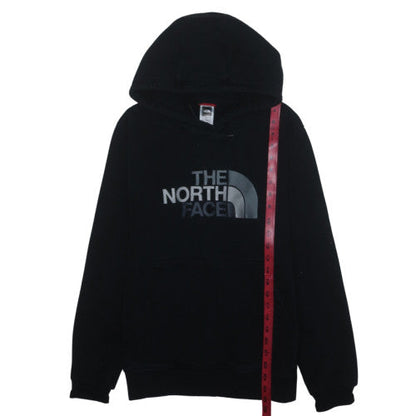 The North Face Men's Black Pullover Hoodie Size S Logo Fleece Sweatshirt