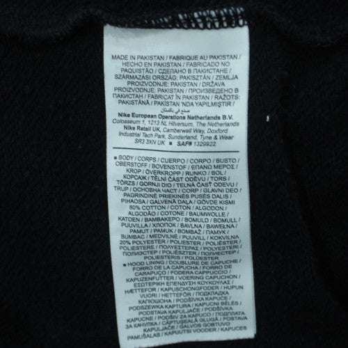 Nike Men's Black XS Pullover Hoodie Fleece Sportswear