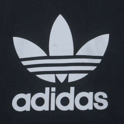 Adidas Men's Black Pullover Hoodie S Logo Fleece Sweatshirt