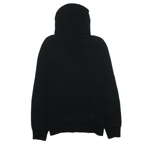 Champion Men’s Black Pullover Hoodie L Logo Fleece Sweatshirt