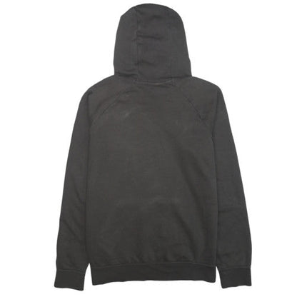 Nike Men’s Grey Pullover Hoodie Size M Fleece Logo Sweatshirt