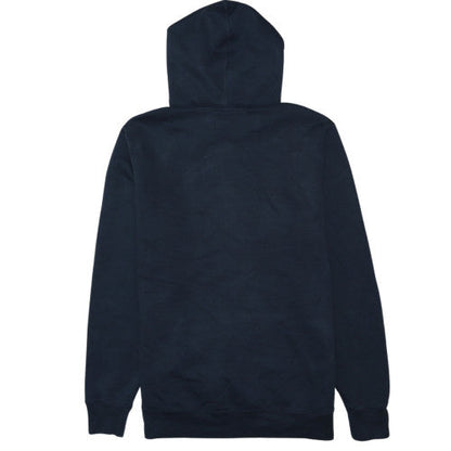 Champion Womens Navy Pullover Hoodie L Cotton Blend Logo Sweatshirt