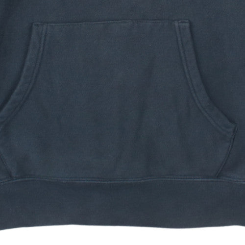 Champion Men's Black Embroidered Logo Pullover Hoodie Size M