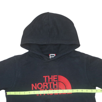 The North Face Boys Black XL Pullover Hoodie 100% Cotton Logo Sweatshirt