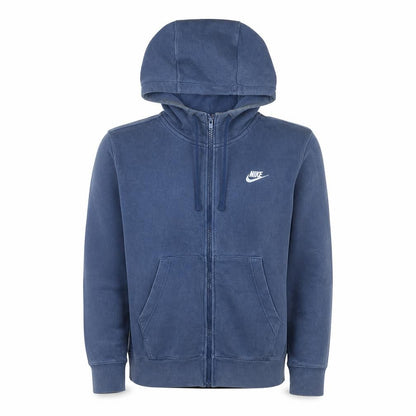 Nike Men’s Blue XS Full Zip Fleece Hoodie Sweatshirt