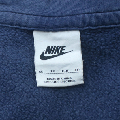 Nike Men’s Blue XS Full Zip Fleece Hoodie Sweatshirt